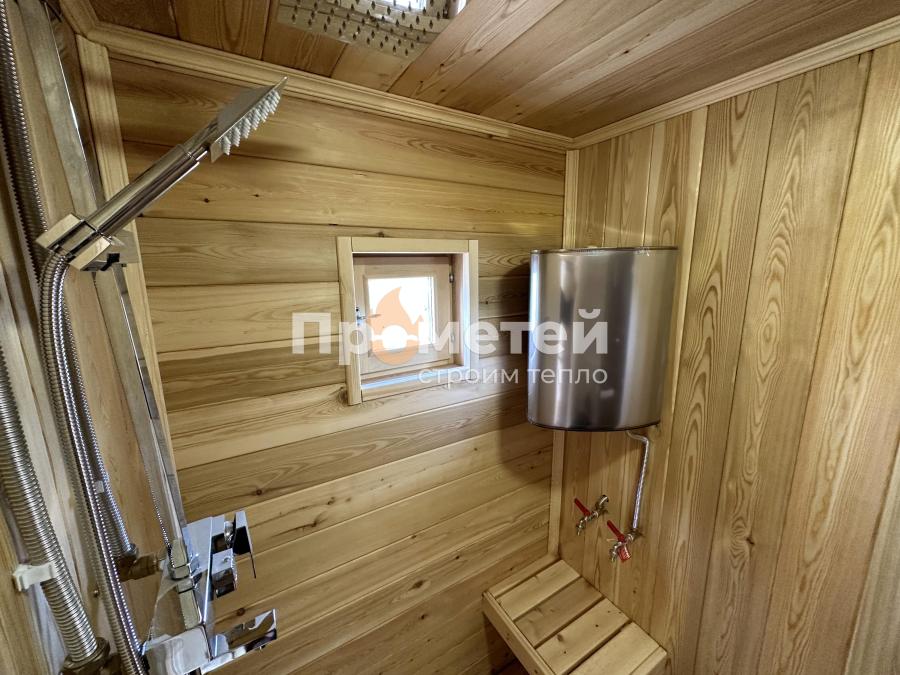 Каркасная баня Норд 2.5x6 метров