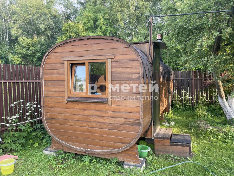 Квадро баня бочка 6 метров с боковым входом