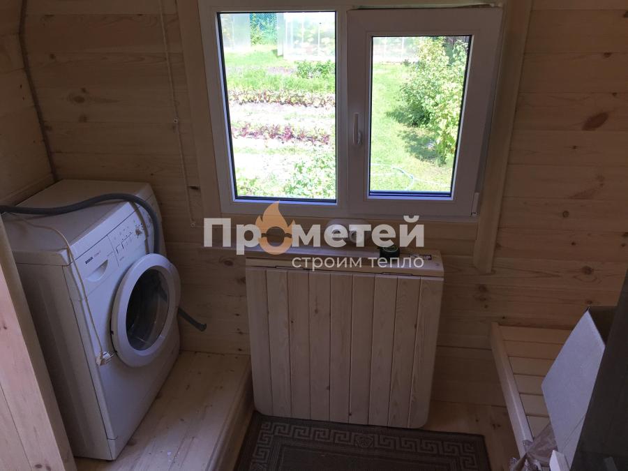 Квадро баня бочка 6 метров с боковым входом