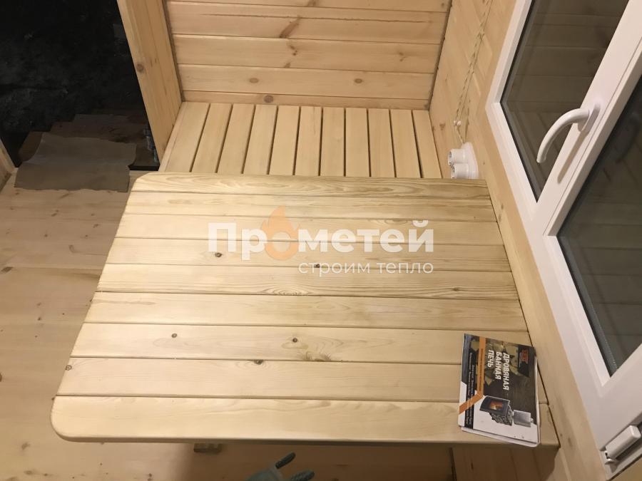 Квадро баня бочка 5 метров с боковым входом