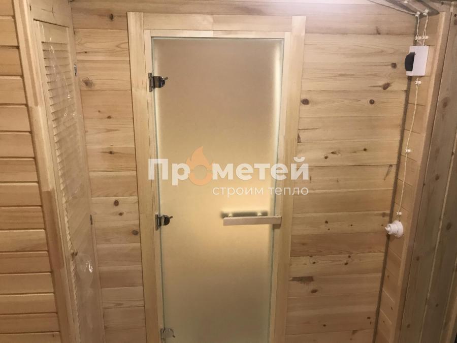 Квадро баня бочка 5 метров с боковым входом