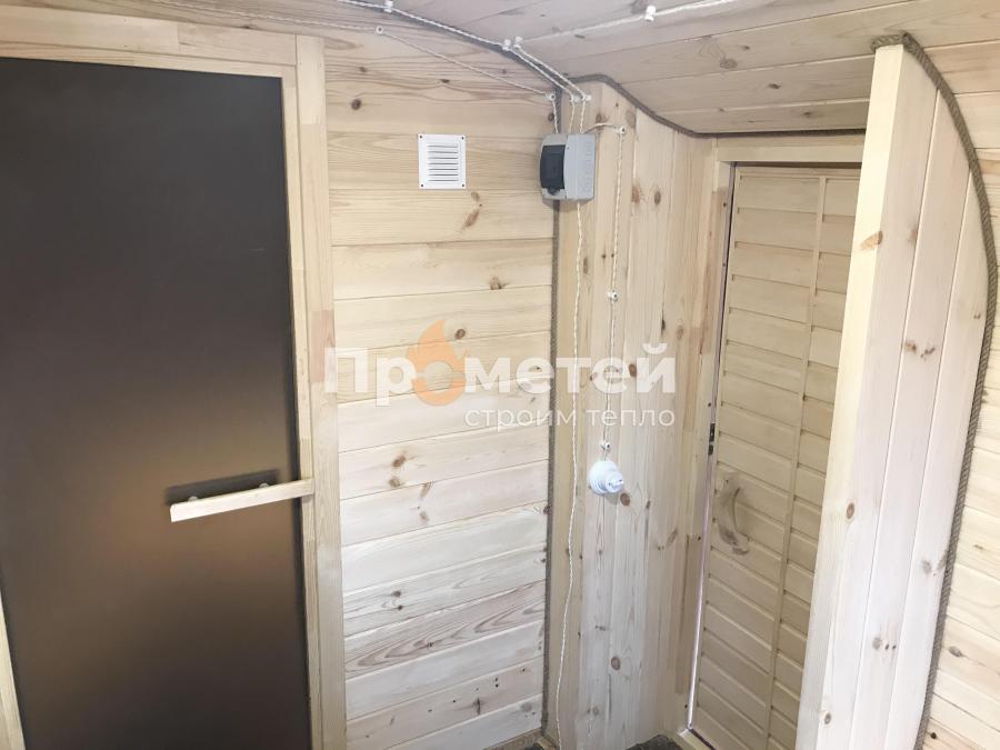 Квадро баня бочка 5 метров с боковым входом