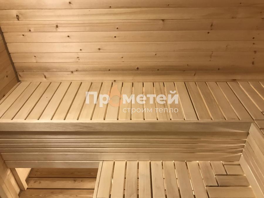 Квадро баня бочка 5 метров с боковым входом