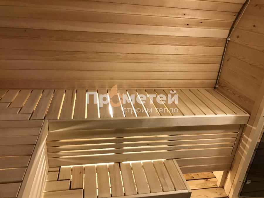Квадро баня бочка 6 метров с боковым входом