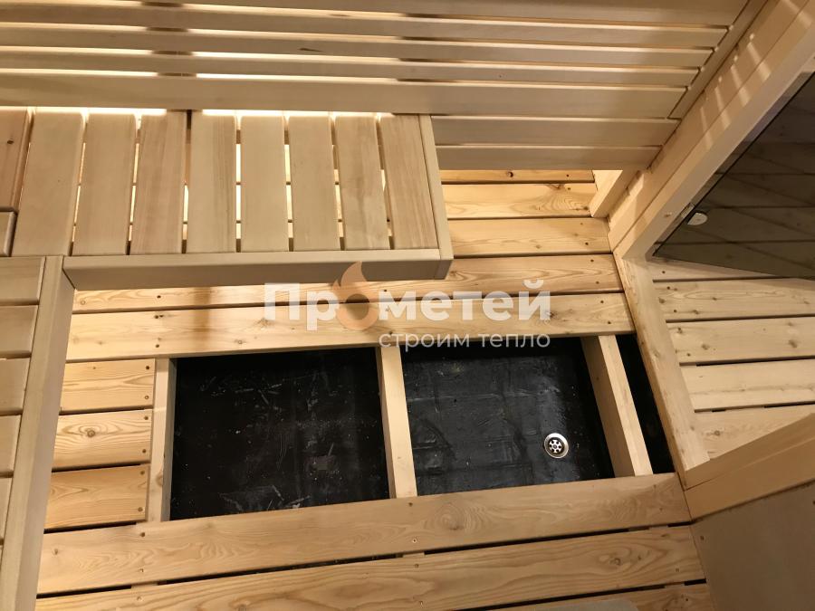 Квадро баня бочка 6 метров с боковым входом