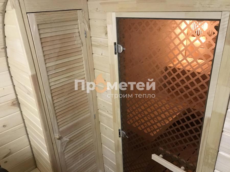 Квадро баня бочка 5 метров с боковым входом