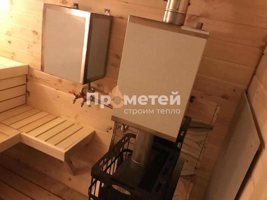 Квадро баня бочка 5 метров с боковым входом