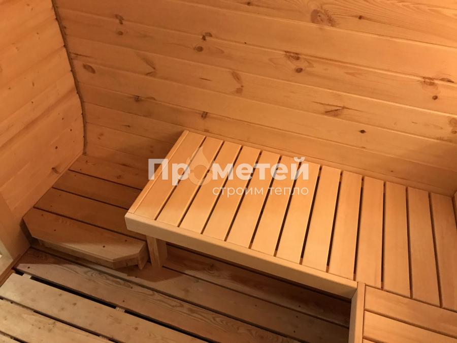 Квадро баня бочка 5 метров с боковым входом
