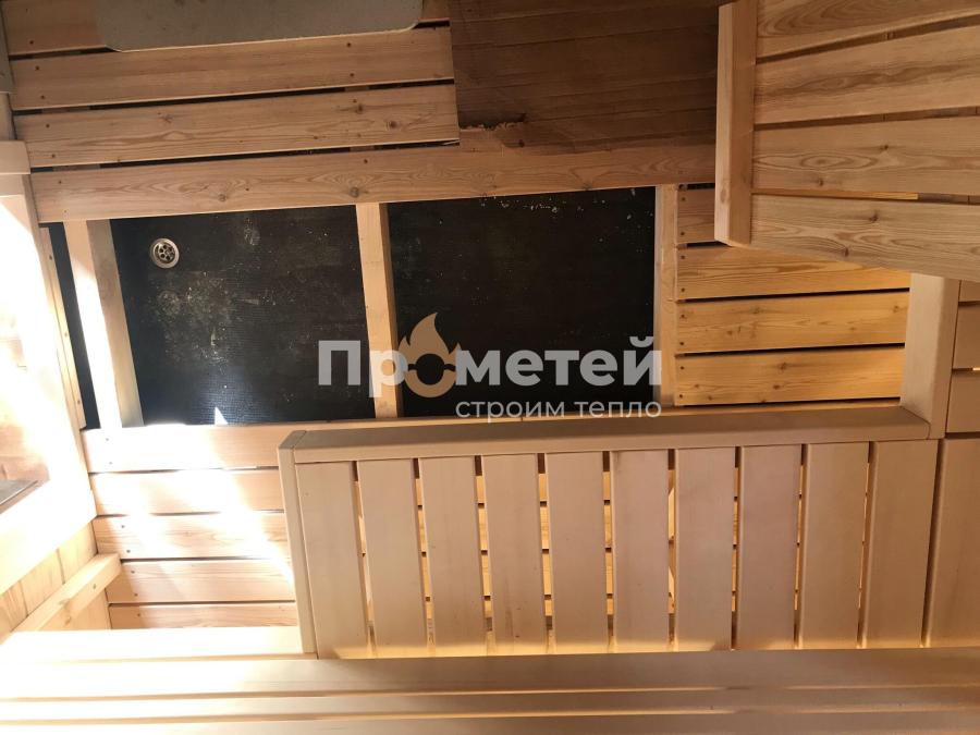 Квадро баня бочка 6 метров с боковым входом