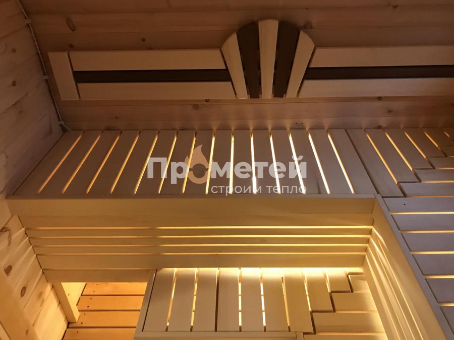 Квадро баня бочка 6 метров с боковым входом