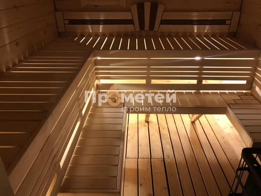 Квадро баня бочка 5 метров с боковым входом