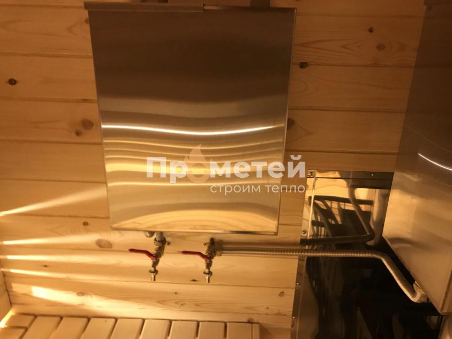 Квадро баня бочка 5 метров с боковым входом