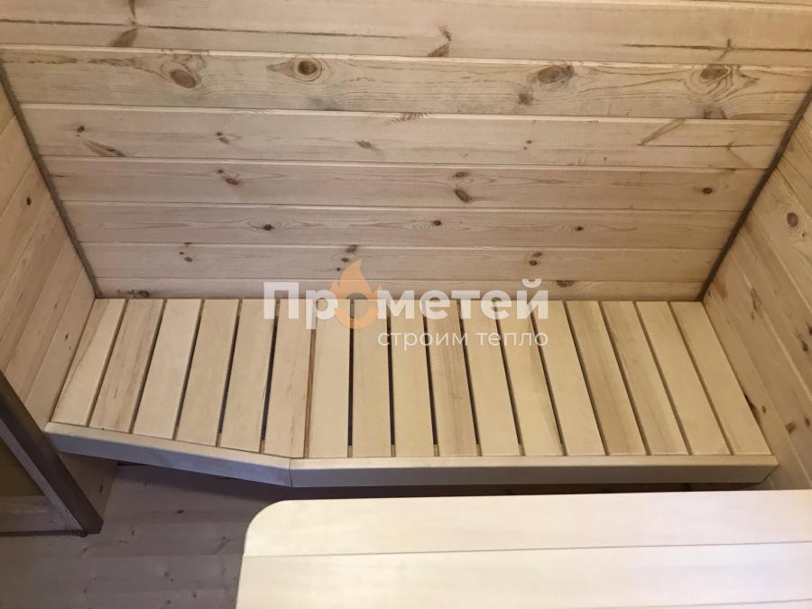 Квадро баня бочка 5 метров с боковым входом