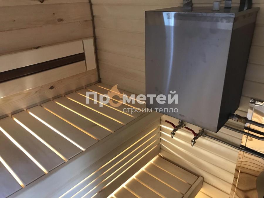 Квадро баня бочка 4 метра с боковым входом