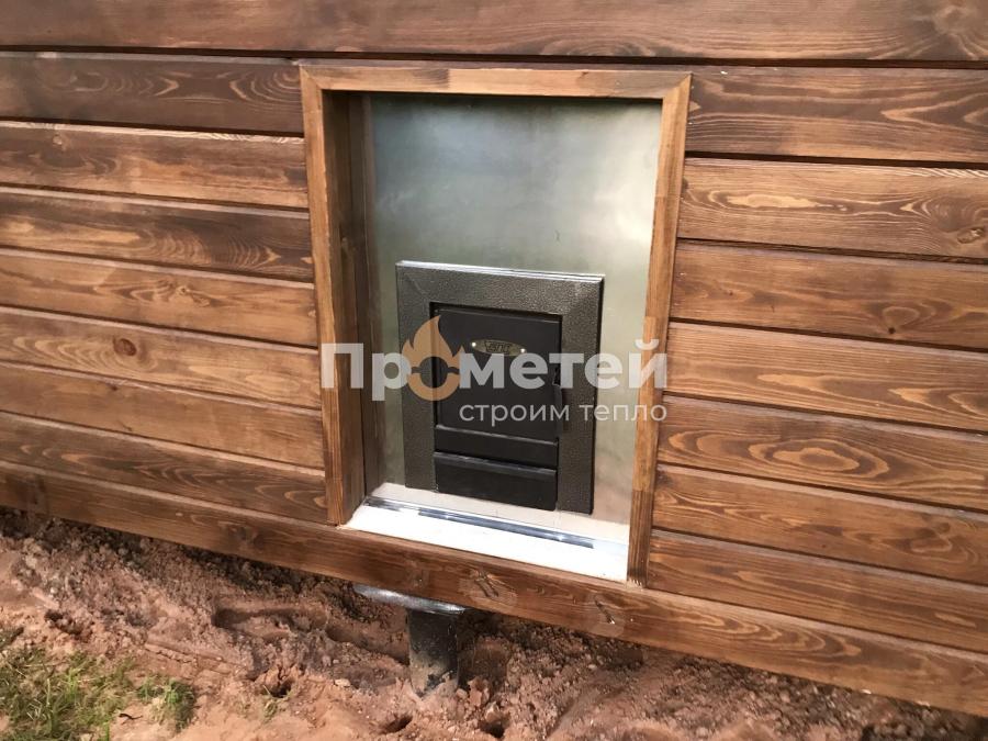 Каркасная баня 2.5x6 метров