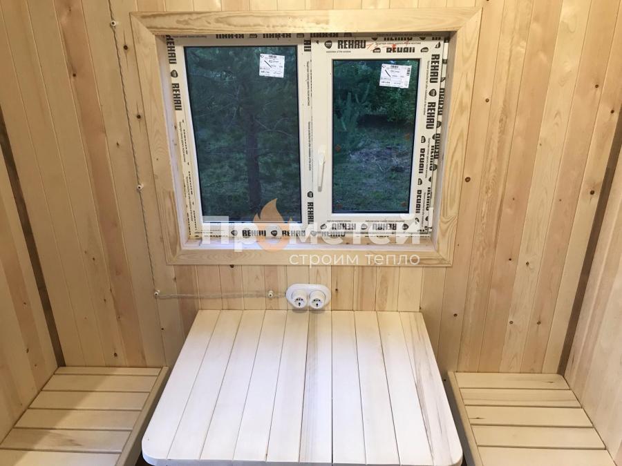Каркасная баня 2.5x6 метров