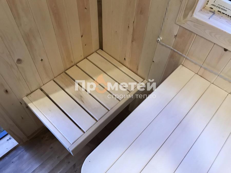 Каркасная баня 2.5x6 метров