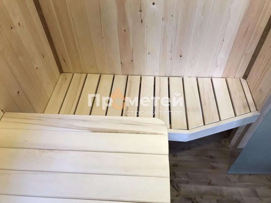 Каркасная баня 2.5x6 метров