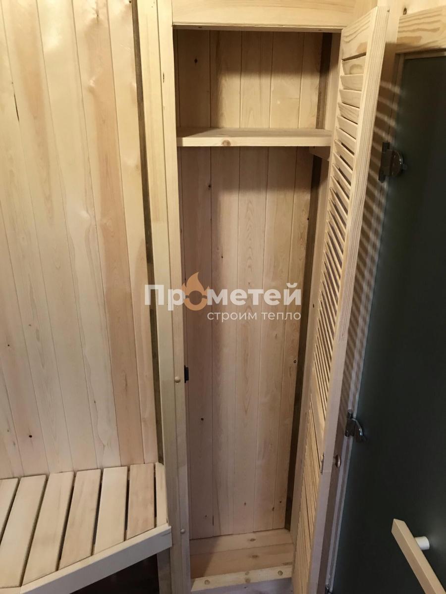 Каркасная баня 2.5x6 метров