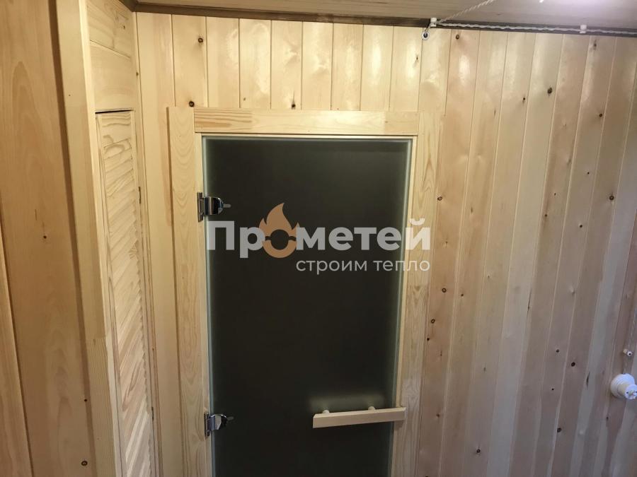 Каркасная баня 2.5x6 метров