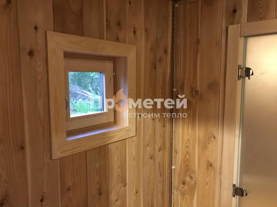 Каркасная баня 2.5x6 метров