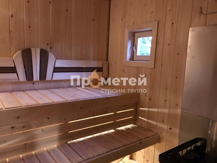 Каркасная баня 2.5x6 метров