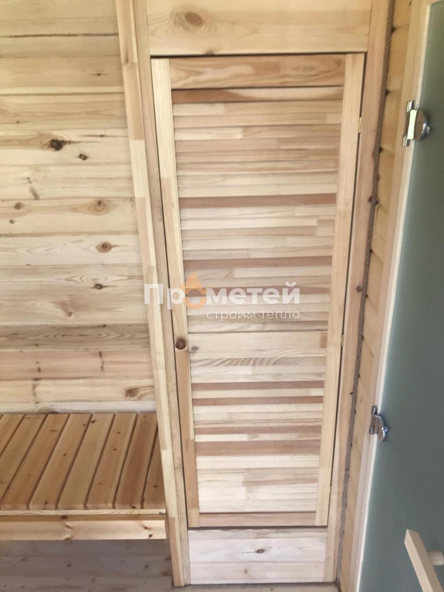 Квадро баня бочка 6 метров с боковым входом