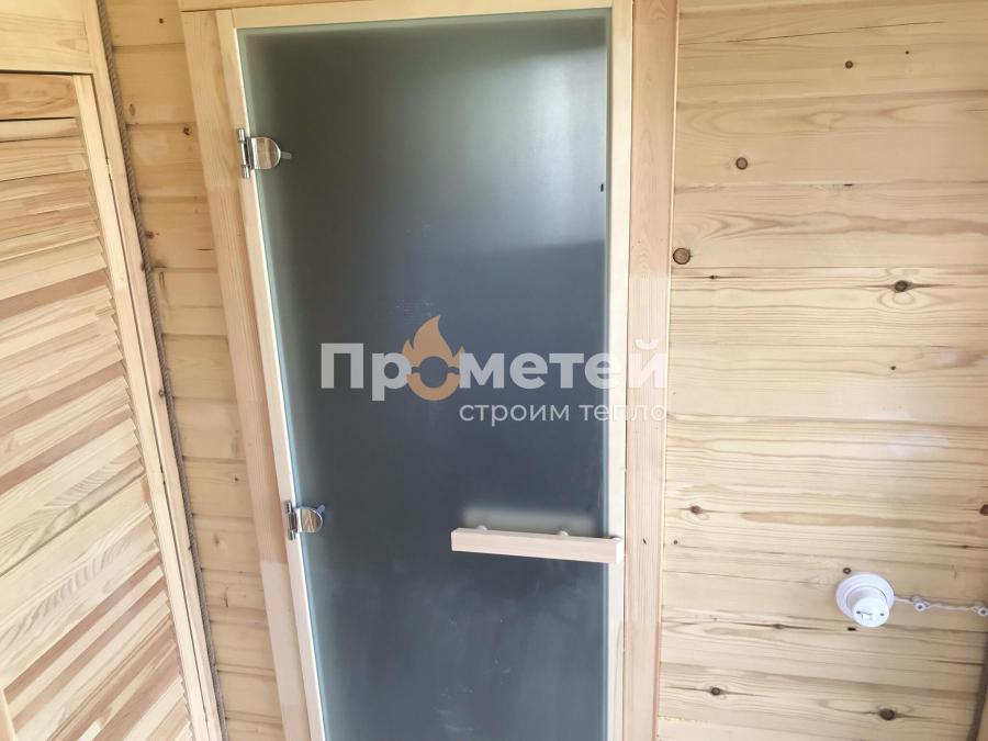 Квадро баня бочка 6 метров с боковым входом