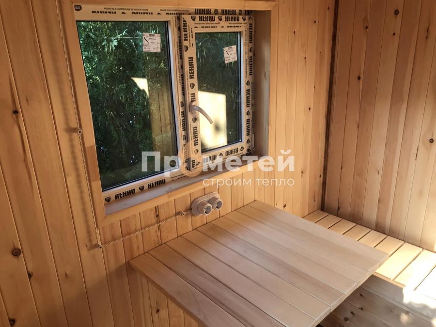 Каркасная баня 2.5x6 метров