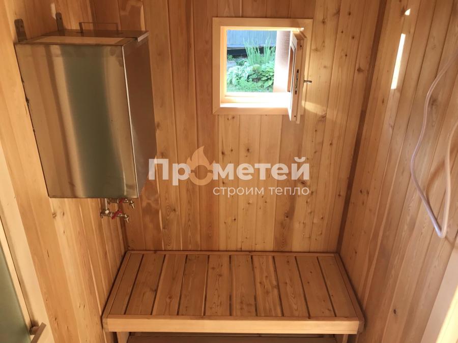 Каркасная баня 2.5x6 метров