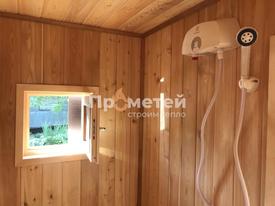 Каркасная баня 2.5x6 метров