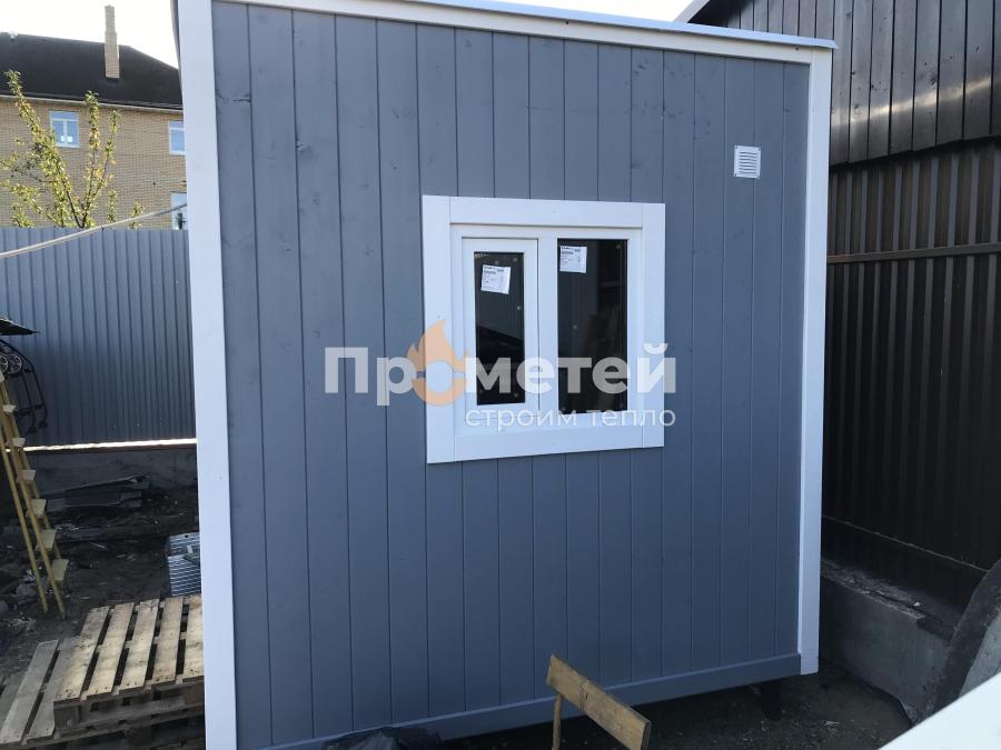 Каркасная баня Дача 2.5x4 метра