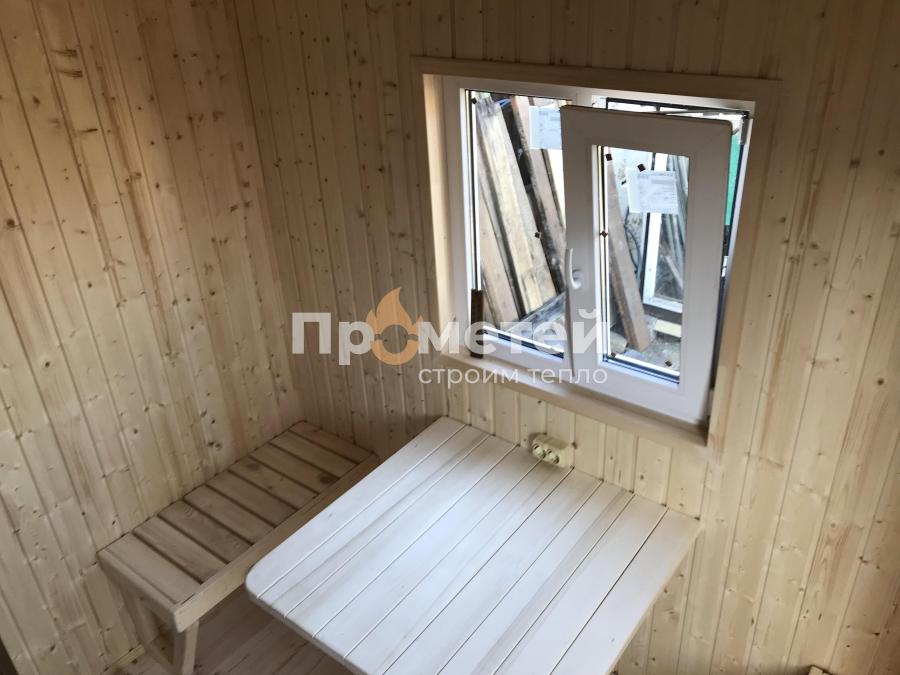 Каркасная баня Дача 2.5x4 метра