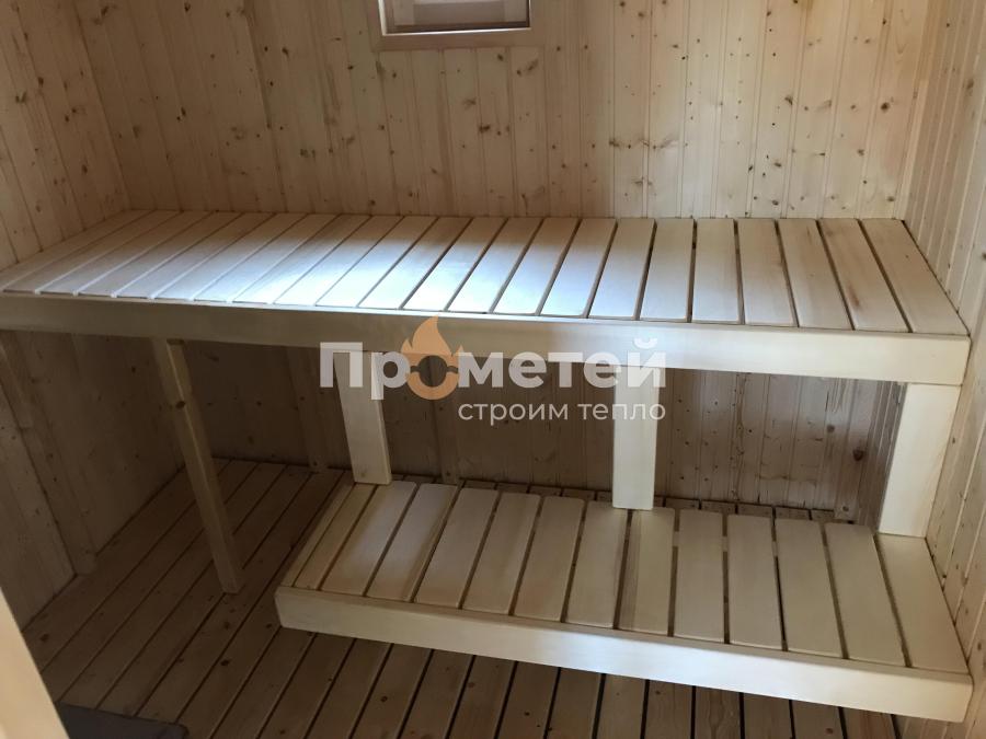 Каркасная баня Дача 2.5x4 метра