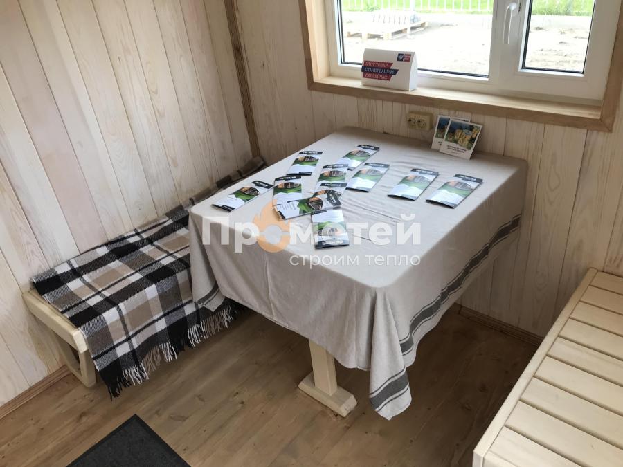 Каркасная баня Норд 2.5x6 метров