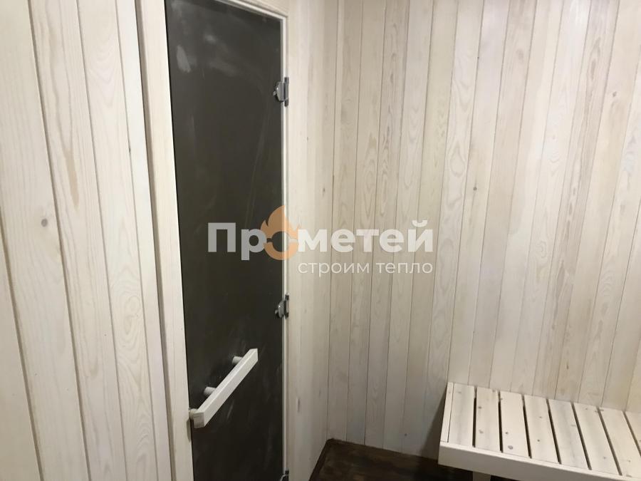 Каркасная баня Норд 2.5x6 метров с навесами