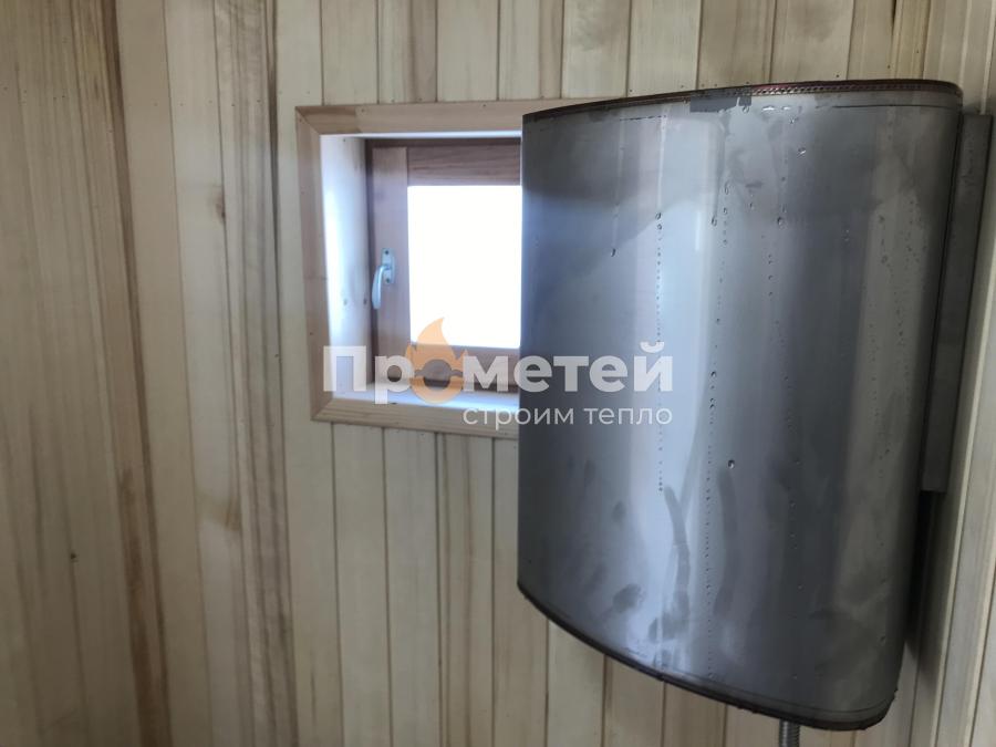 Каркасная баня Норд 2.5х6 метров