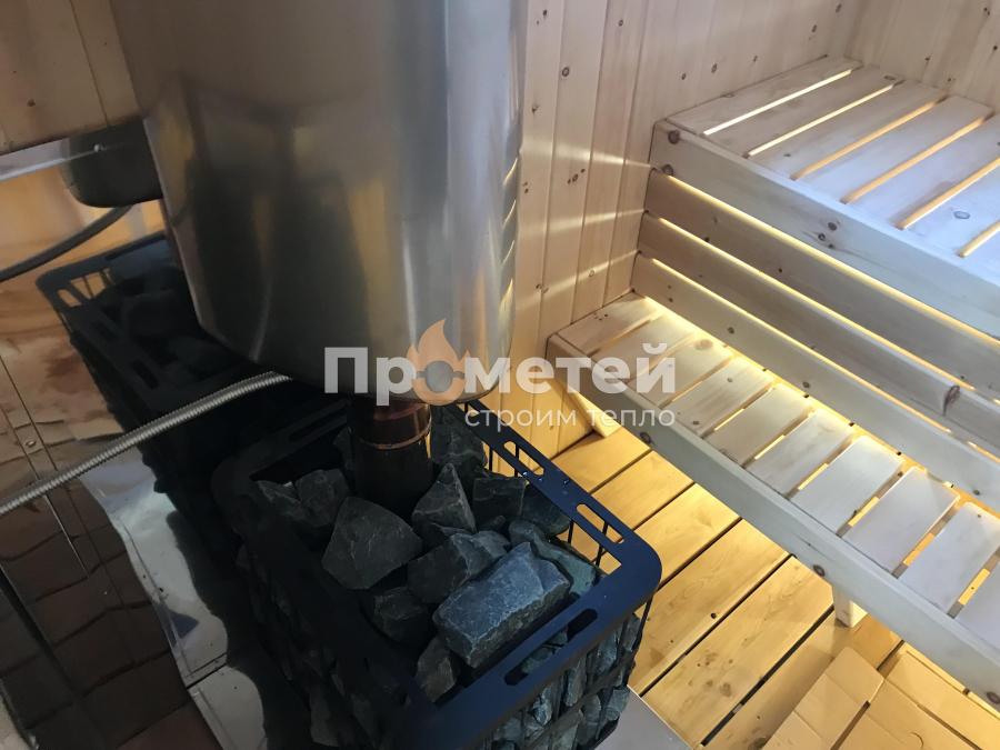 Каркасная баня Норд 2.5х6 метров