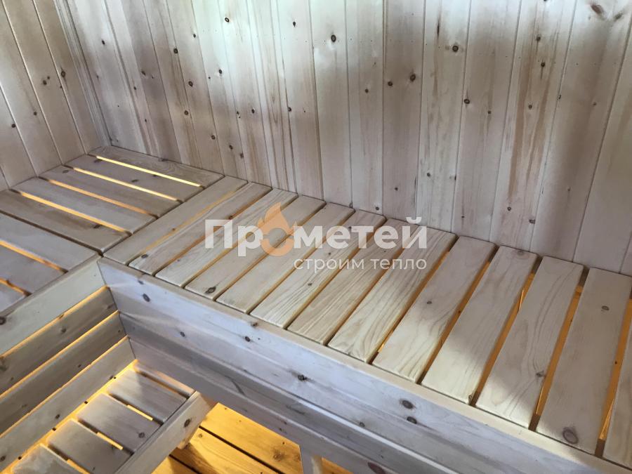 Каркасная баня Норд 2.5х6 метров