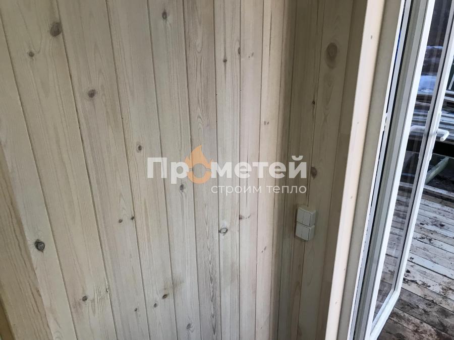 Каркасная баня Норд 2.5x6 метров