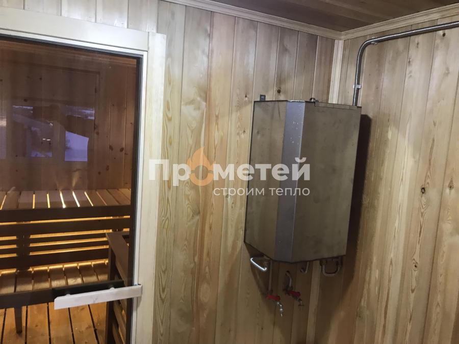 Каркасная баня Норд 2.5x6 метров