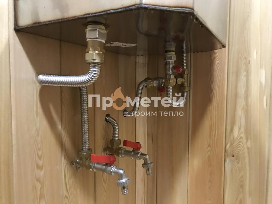 Каркасная баня Норд 2.5x6 метров