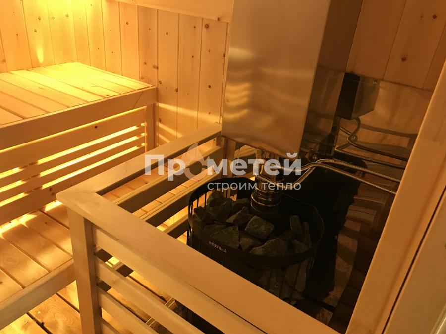 Каркасная баня Норд 2.5x6 метров