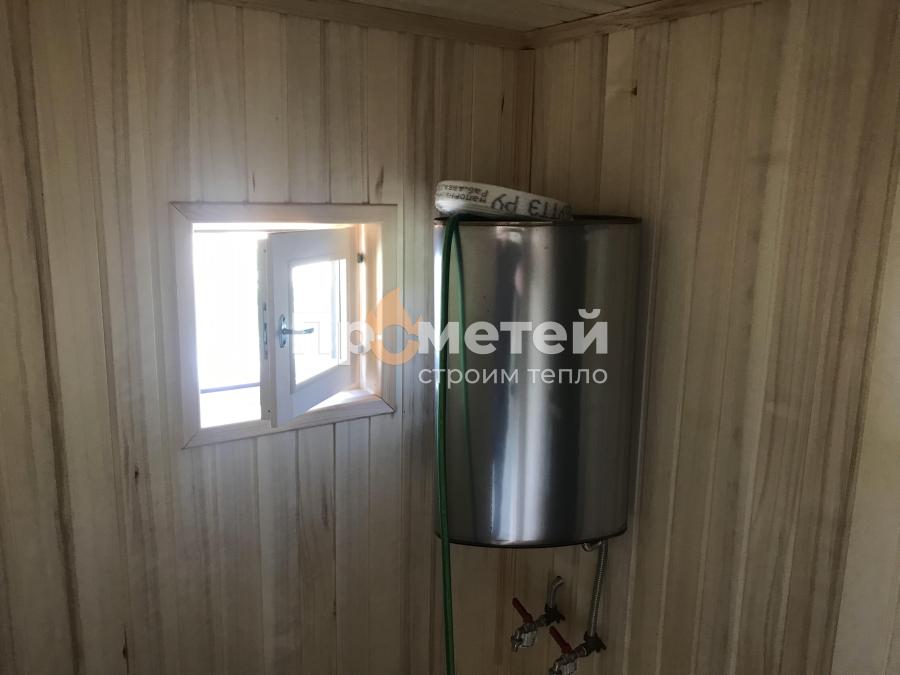 Каркасная баня Сканди 2.4x6 метров