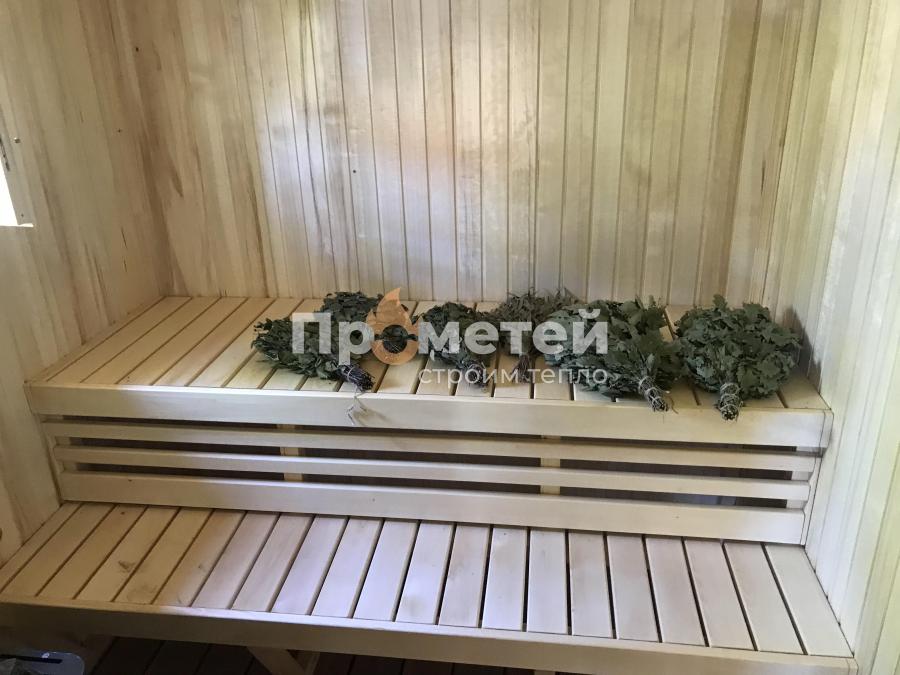 Каркасная баня Сканди 2.4x6 метров