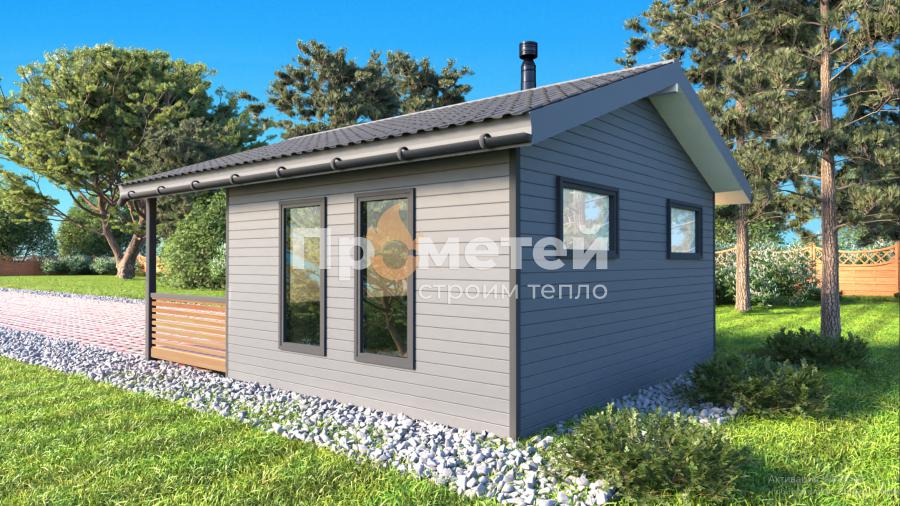 Каркасная баня 6x5 метров Б-30