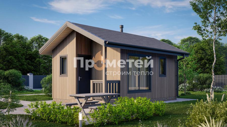 Каркасная баня 6х4м Б-24