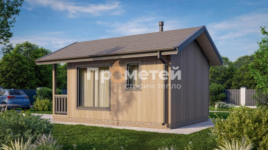 Каркасная баня 6х4м Б-24