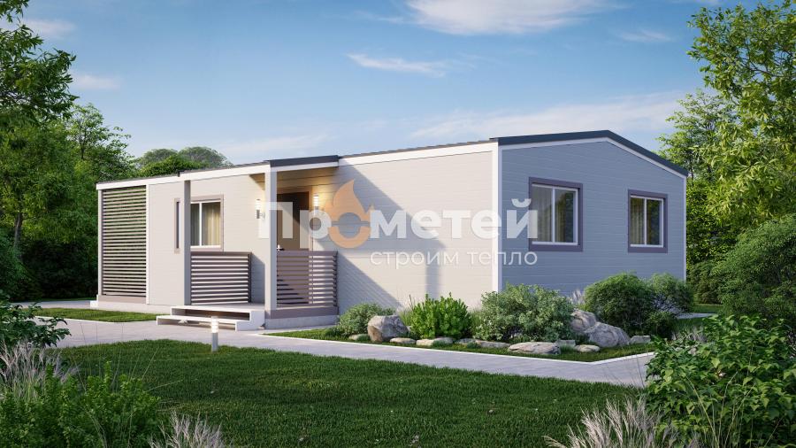 Модульный дом МД-54 с террасой