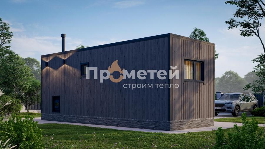 Модульный дом МД-29 с сауной